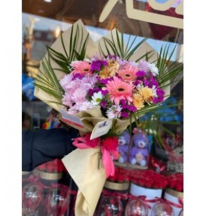 Kasımpatı Gerbera Buket